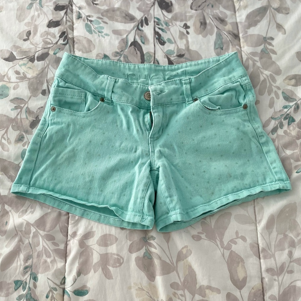 Soft denim shorts